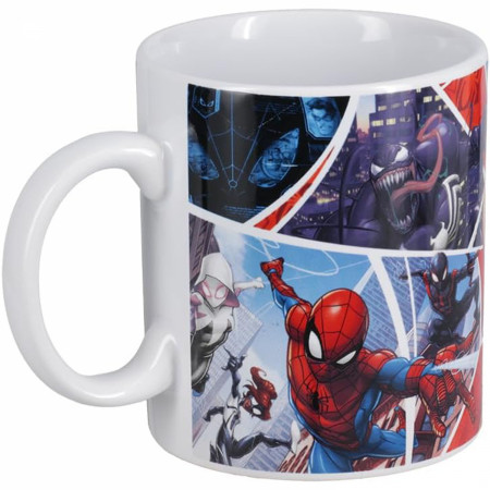 Spider-Man Fractured Web XL 18 oz Ceramic Mug